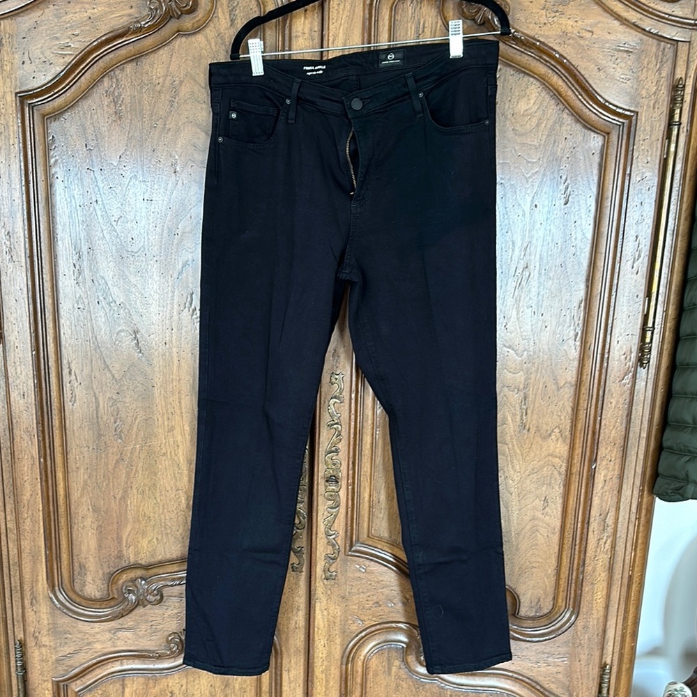 AG size 32 black jeans prima ankle excellent condition